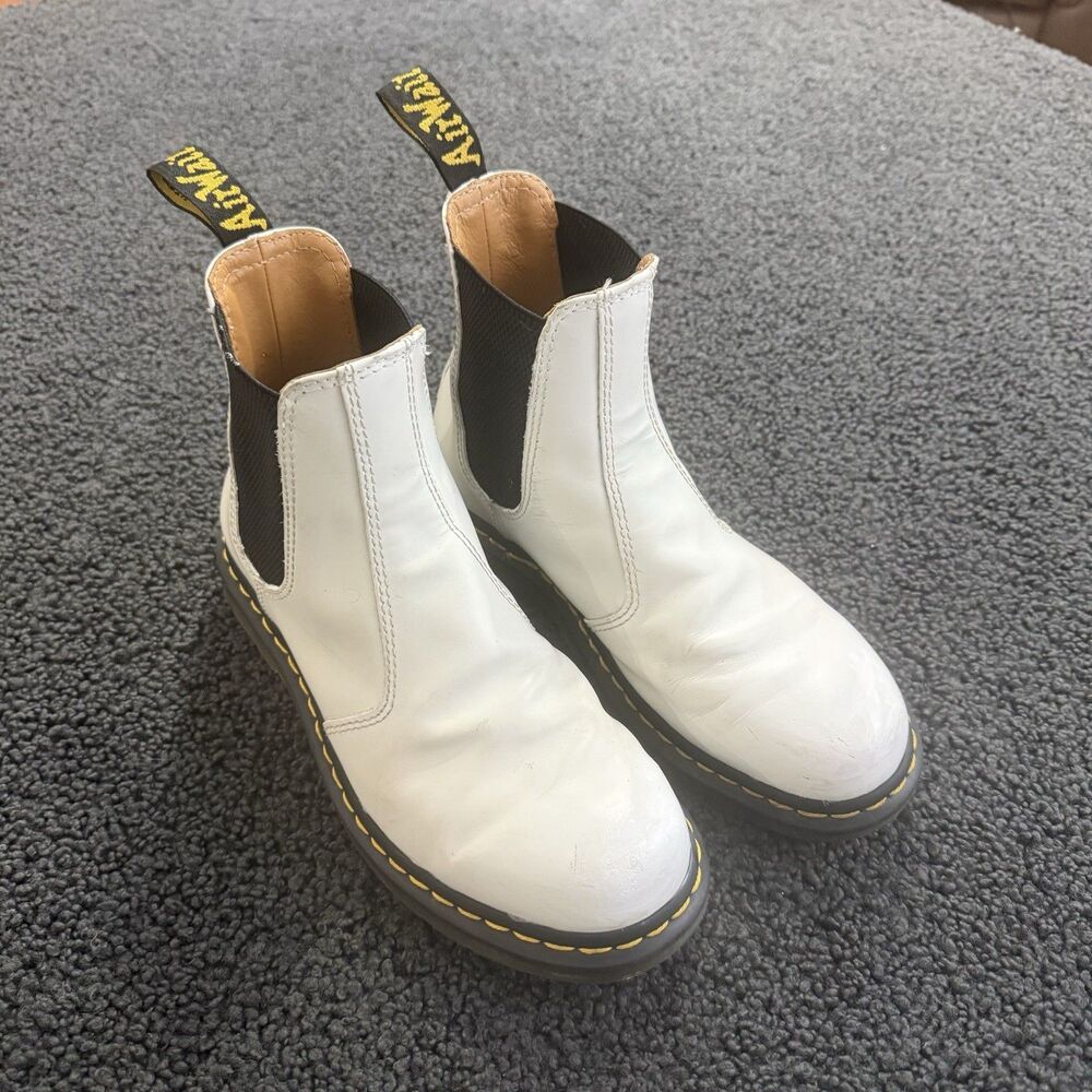 Dr Martens 2976 Quad White L Sz8 M Sz7